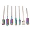 7pcs Drill Bits for Nails Tungsten Carbide Drill Bits Manicure Pedicure Remover Tools for Acrylic