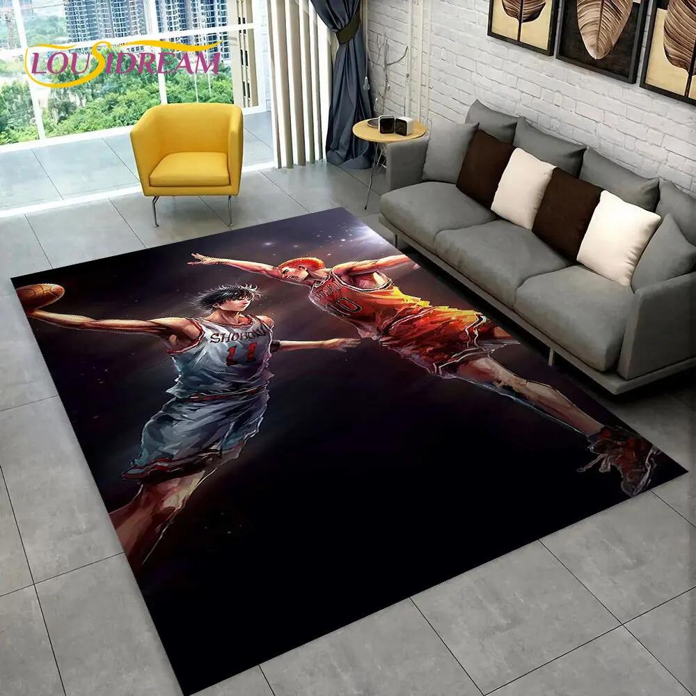 Slam Dunk Japan Anime Cartoon  Area Rug,Carpet Rug for Living Room Bedroom Sofa Doormat Decoration, Kids Play Non-slip Floor Mat