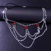 New Hot Multi-layer Claw Chain Leg Chain: European & American Elastic Rhinestone Body Chain