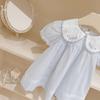 Girls Summer Embroidered Princess Dress Kids Stylish Short Sleeve Dress Baby Sweet Skirt Children Clothing