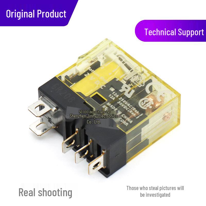Izumi IDEC RJ1S-CL-D24 D12 220V Relay with Base SJ1S-05B, 5-Pin