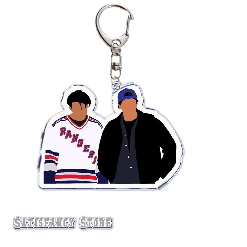 Classics TV Friends Keychain KeyRing Key Chains Chaveiro Cute Cartoon Fashion Friends for Bag Pendant Aaccessories Gift