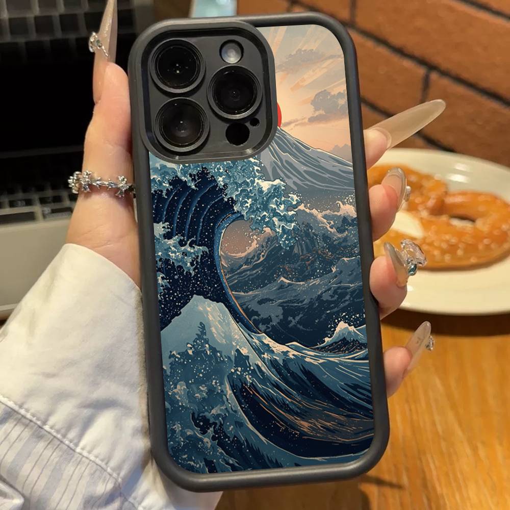 Japan Tokyo Osaka Kanagawa Phone Case For iPhone 17 16 15 14 13 12 11 Pro Plus Max Soft TPU Ladder Lens Protection Soft Cover