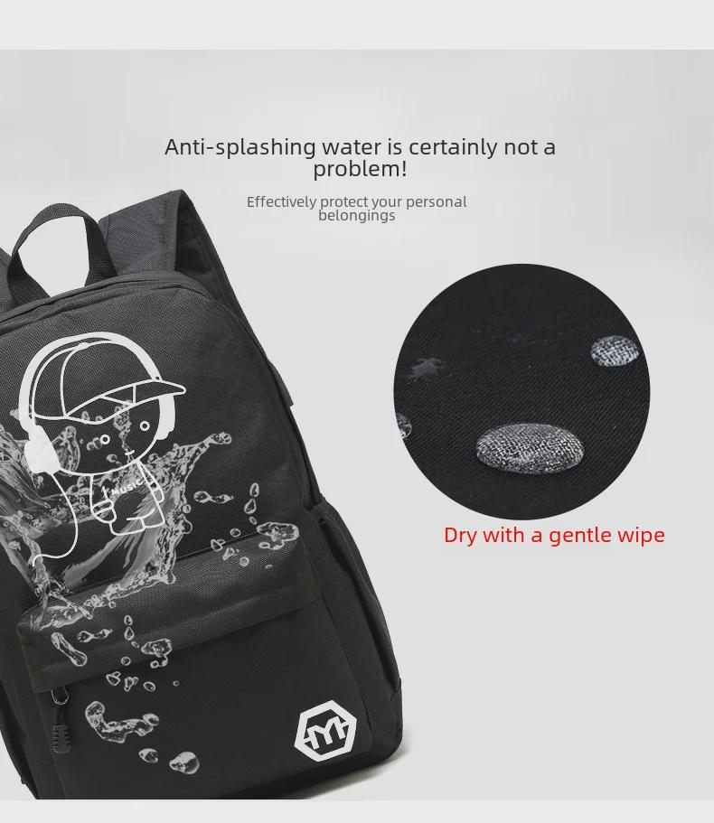 Men's Trendy Korean-Style Backpack for Boys and Teens