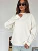 2025 A/W Stylish Thick Round Neck Sweatshirt, Versatile Commuter Lazy Style with Personalized Design