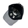 Polka Dot Leopard Plaid Letter Embroidery Baseball Cap Men'S And Women'S Sunshade Color Matching Personalized Cap