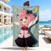 Cute anime spy Famliy Beach Towel, Microfiber Beach Towel, Perfect For Pool, Beach, Travel, Home Decor Beach Party Fan gifts