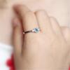 Fashion Crystal Zircon Rings For Women Accessories Jewelry Party Engagement Bridal Wedding Gift Simple Rings