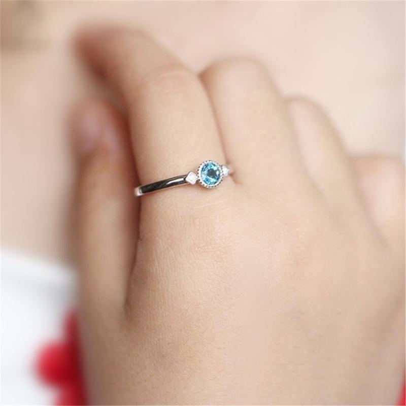 Fashion Crystal Zircon Rings For Women Accessories Jewelry Party Engagement Bridal Wedding Gift Simple Rings