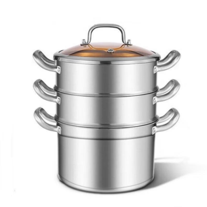 KOBACH 3-Layer 304 Stainless Steel Steamer