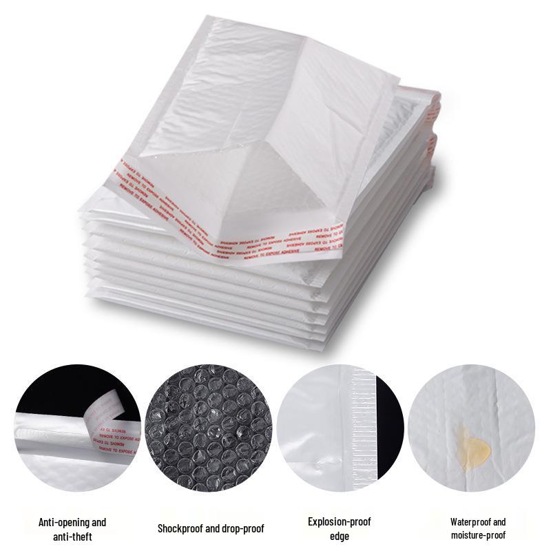 Self-Adhesive Pearlescent Bubble Envelope - Shockproof Foam Packaging for Clothing and More