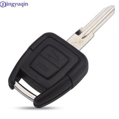 Jingyuqin 2 Buttons Uncut Blank Blade Remote Car Key Fob Cover Shell Case For Opel Astra Vectra Zafira Omega