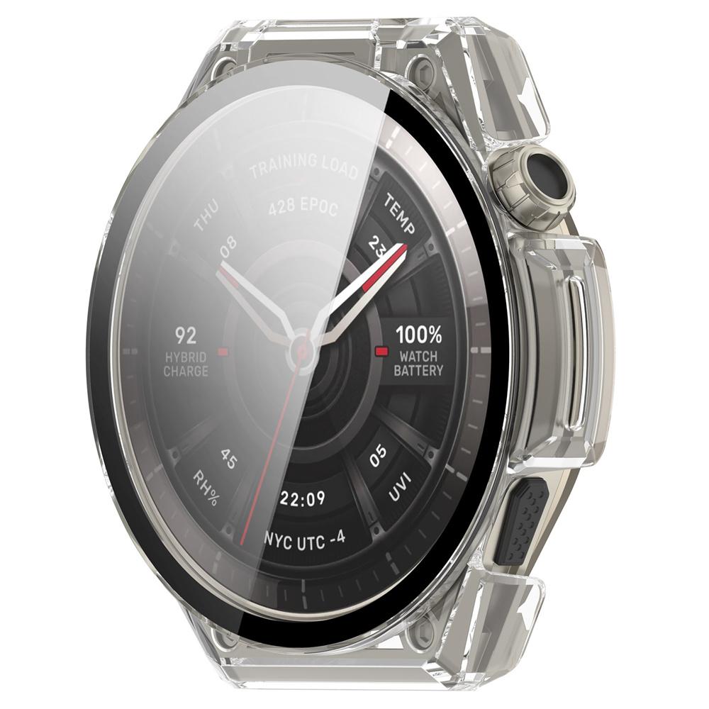 Tempered Glass+Hard PC Case For Amazfit Balance Ultra Screen Protector Anti-scratch Full Cover Protective Shell Bumper Frame