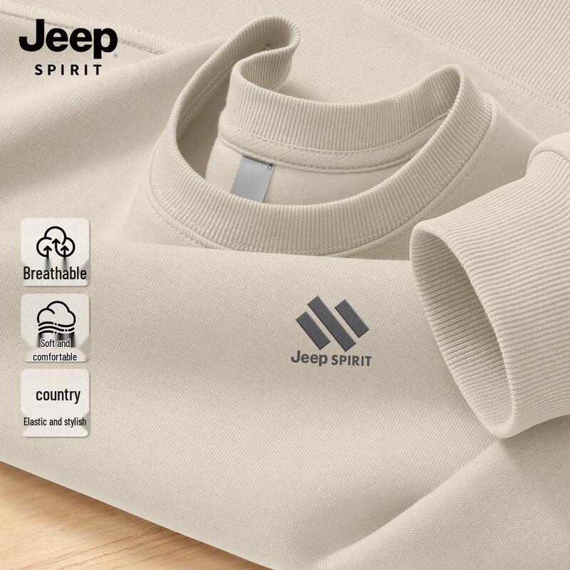 JEEP SPIRIT Men s 2026 Casual Crew Neck Sweatshirt 3XL