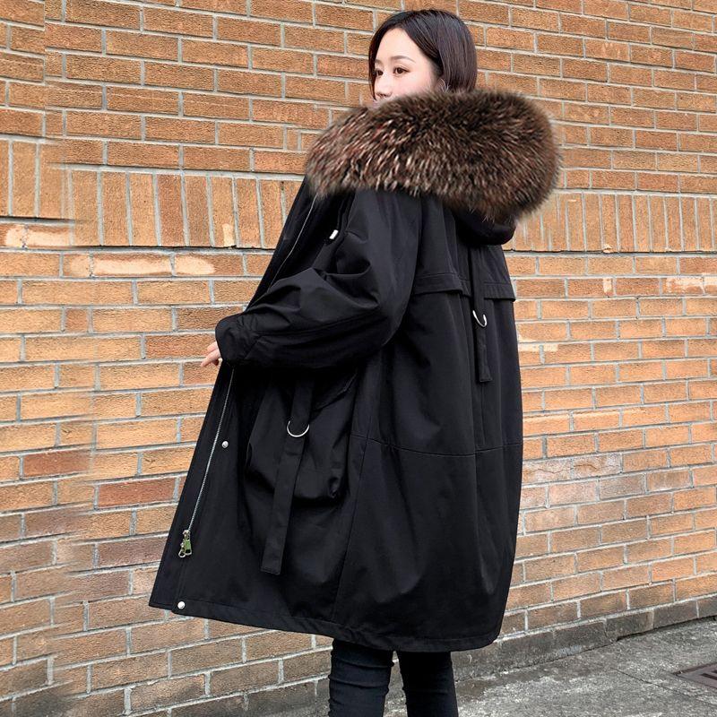 Loose-fit Detachable Inner Lining Outerwear Coat with Stylish Design
