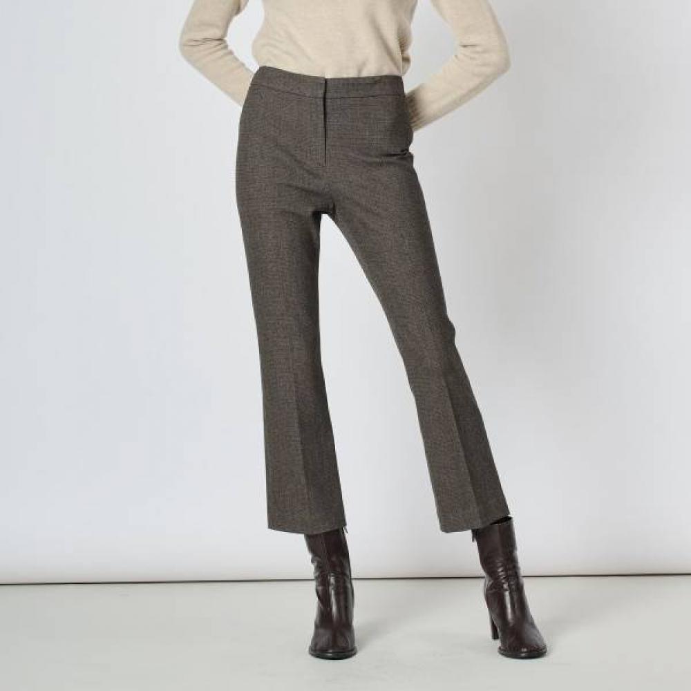 

Bcbg Bootcut Pattern Pants With Back Banding B4w9p373 Charcoal grey (98)/55