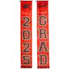 Red Graduation Photography Backdrop Congrats Grad Porch Hanging Flag  Photography Props