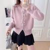 3D Bow Mink Knit Cardigan for Women, New Autumn/winter Loose, Soft, and Versatile Sweater Jacket
