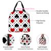 1pc a Thermal Bag Featuring a Playing Card Design, Suitable for Insulation Purposes. It Is Not Intended for Direct Food Contact
