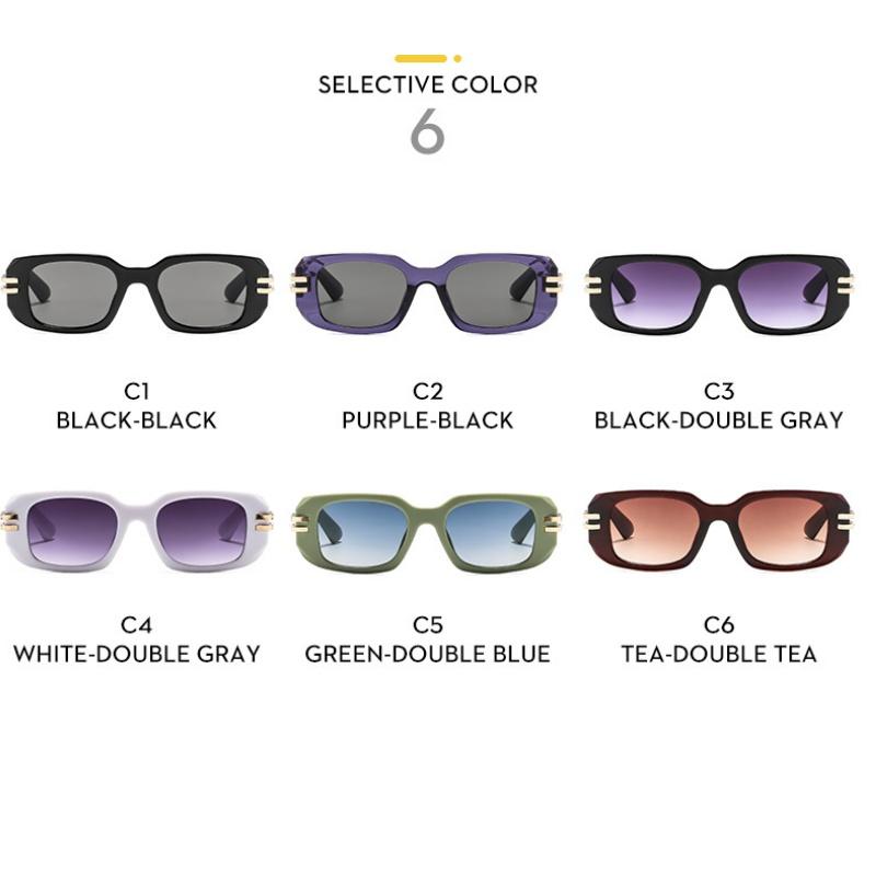 Ladies Sunglasses, Retro Square Sunglasses, Fashionable Outdoor Sunglasses.