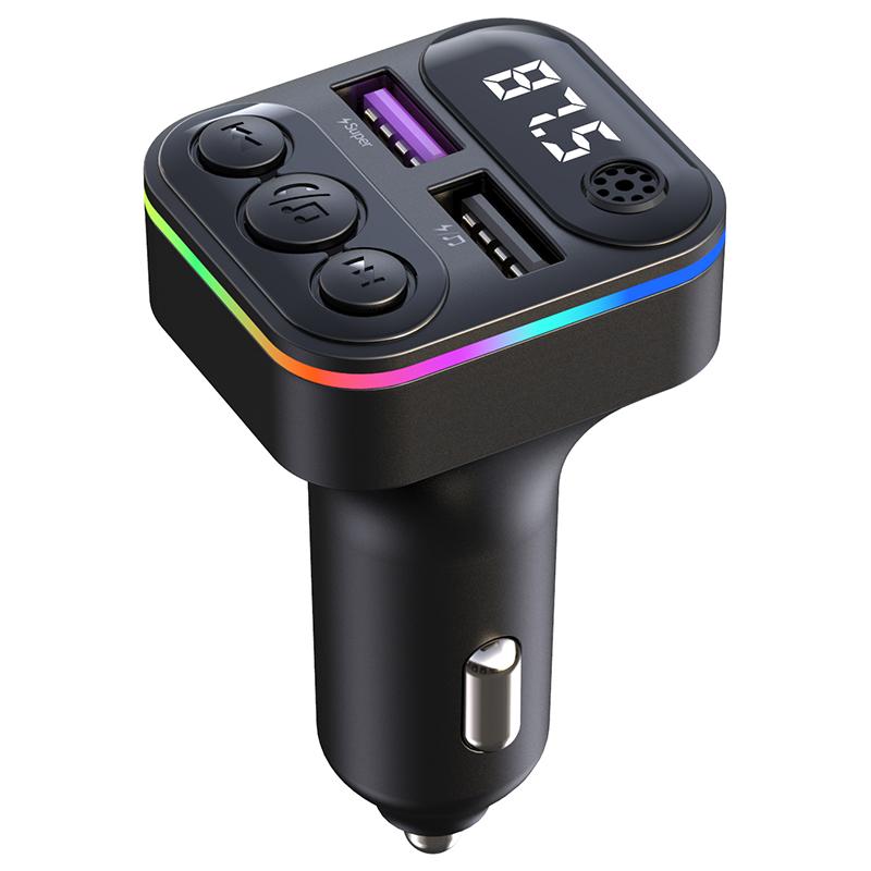 

C38 Bluetooth-сумісний Автомобільний FM-трансмітер 2 USB Автомобільний Швидкий Зарядний Пристрій Аудіо MP3-плеєр Type A