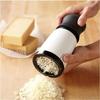 Giawkca Cheese Grater, Cheese Grater, Slicer, Manual Cheese Grinder with Mill Lid, Rotating, Baking Tool, Portable Stainless Steel Spreadable Bread Ve
