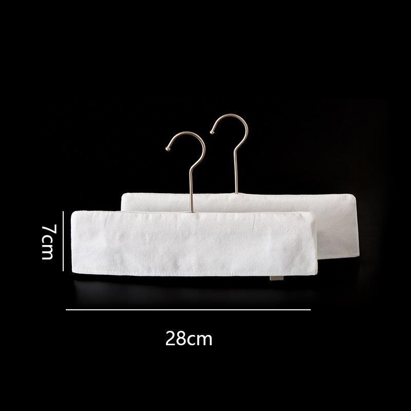 Protiskluzová ramínka z bavlny a lnu s prachotěsným látkovým potahem, proti sklouzávání z ramen, nezanechávají stopy, všestranná