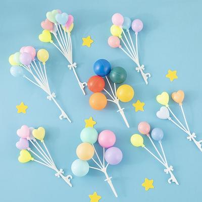 Balloon Cupcake Toppers Hairball Hairball Cake Cards Lovely Birthday Party Decoration Party