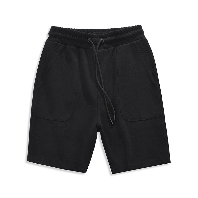 Export Men's Clothing Balance Cargo with Logo Cut off Casual Pure Cotton Shorts Summer Sports Loose Fifth Pants Middle Pants Parka Beach Pants
