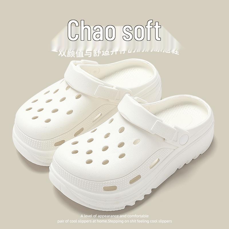 

Женские летние сандалии и шлепанцы на толстой подошве, нескользящие, милые, для пляжа, 2025 40-41