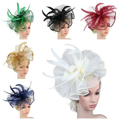 Stylish Fascinator Headdress Formal Dress Bridal Mesh Cap Elegant Top Hat Headband  Birthday