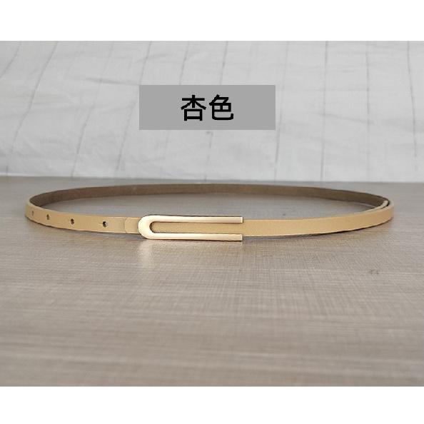 Vier Jahreszeiten Verfügbar Neuer Feiner Leder Damen Gürtel Schlicht Und Vielseitig Eleganter Ledergürtel Zu Kleid Und Rock Damenstil