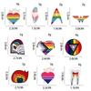 14 Styles LGBT Pride Enamel Pins Rainbow Book Cats Feather Tooth Heart Shape Brooches Lapel Badge Jewelry Gift for Partner Lover