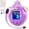 GOKEI Tamagotchi Paradise Transparent Protective Case 3 Sheets Strap Light Purple Shockproof PC Cover
