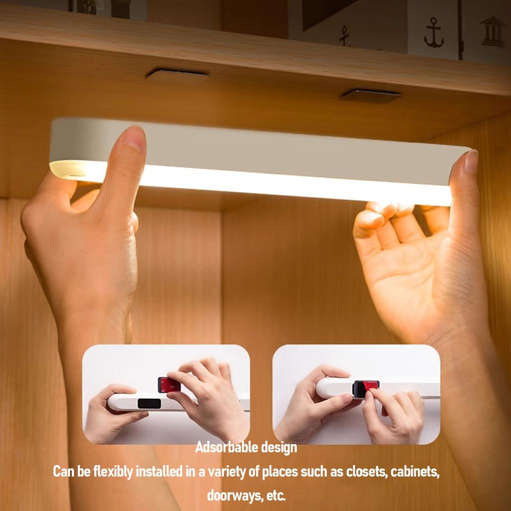 26cm Closet Light 5W LED Light Bar Night Light 3000 To 6000K 3 Color Dimmable Reading Light Bar for Wardrobes Cabinets