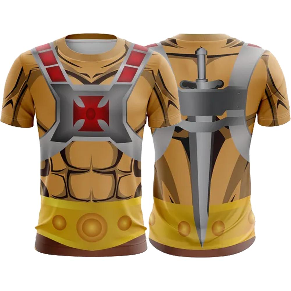 

Anime Character He-Man Cosplay 3D Print T-shirt Street Trend Cartoon Tshirt Summer Men/Women Harajuku Short Sleeve Y2k Tops 6XL