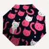 1pc Cat Pattern Automatic Open/Close Umbrella with Windproof, Functional Design, 8-Rib Sturdy Canopy, Durable Ribs143