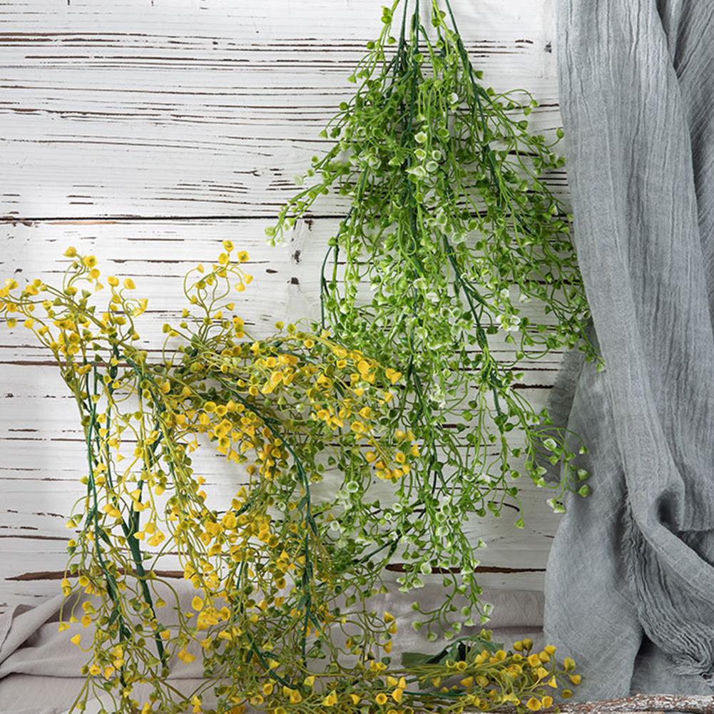 80cm Artificial Admiralty Willow Wall Hanging Plant Fake Willow Vine Garland Greenery Rattan For Home Garden Balcony Decora K3Q3