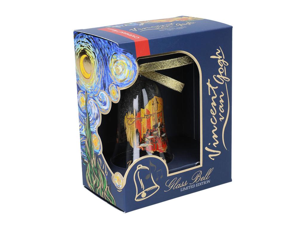Decorative Porcelain Bell Van Gogh Terrace At Night As a Gift 2