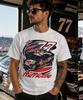 2026 Carson Hocevar Huricane Hocevar Racing herdruk T-shirt