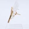 susui [Excellent condition] K10-HP02 K10 geometric higaki pierce earring Yellow GoldUsed