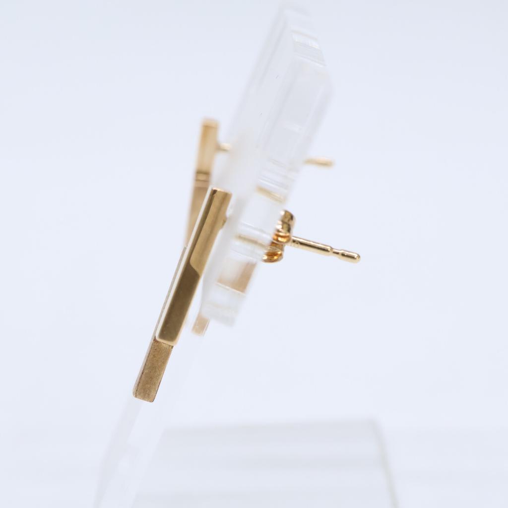 susui [Excellent condition] K10-HP02 K10 geometric higaki pierce earring Yellow GoldUsed