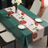 National Color And Natural Fragrance Tablecloth Waterproof And Oil-Proof Leave-In Chinese Classical Pvc Tablecloth Dining Table Mat