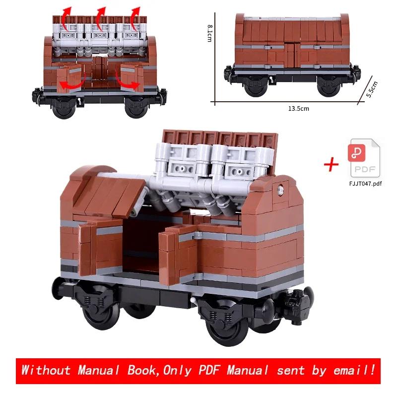 MOC Creative Expert Ideas City Printed Tank Car Express Bricks Building Blocks DIY Toys for children gift