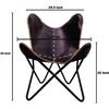 Buffalo Leather Butterfly Chair - Living Room, Home & Living with Ottoman
