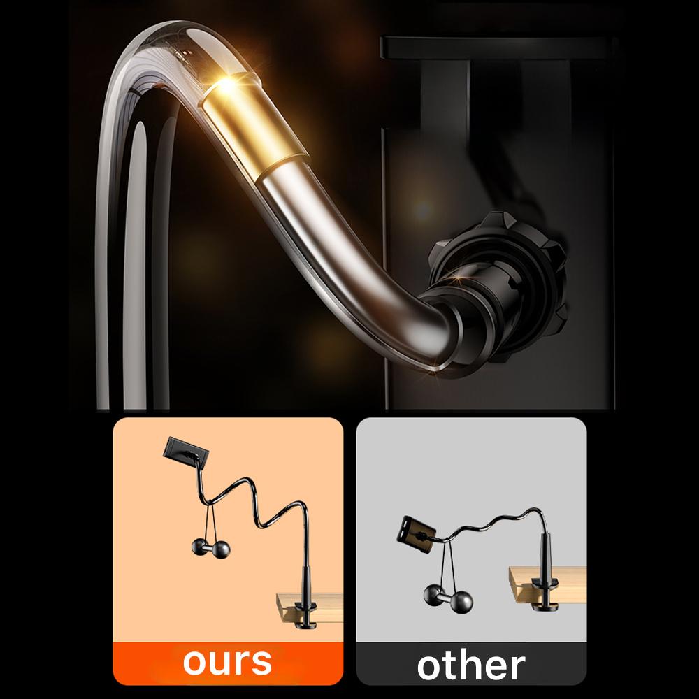 Bedside Table Tablet Stand Adjustable Long Arm Clamp Tablet Lazy Stand Suitable For iPad Samsung 4-11 Inches