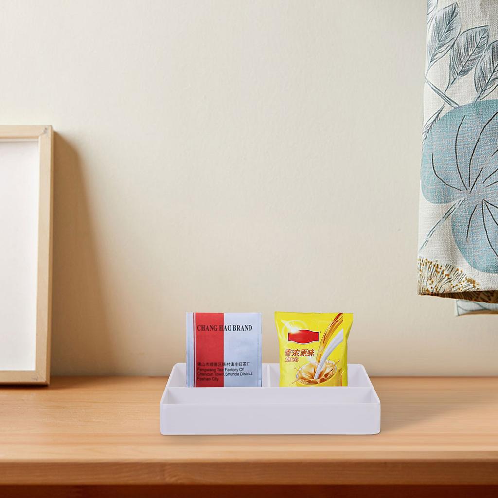Coffee Bar Storage Box Office Trash Can Tea Bag Holder Condiment Seasoning Glasses