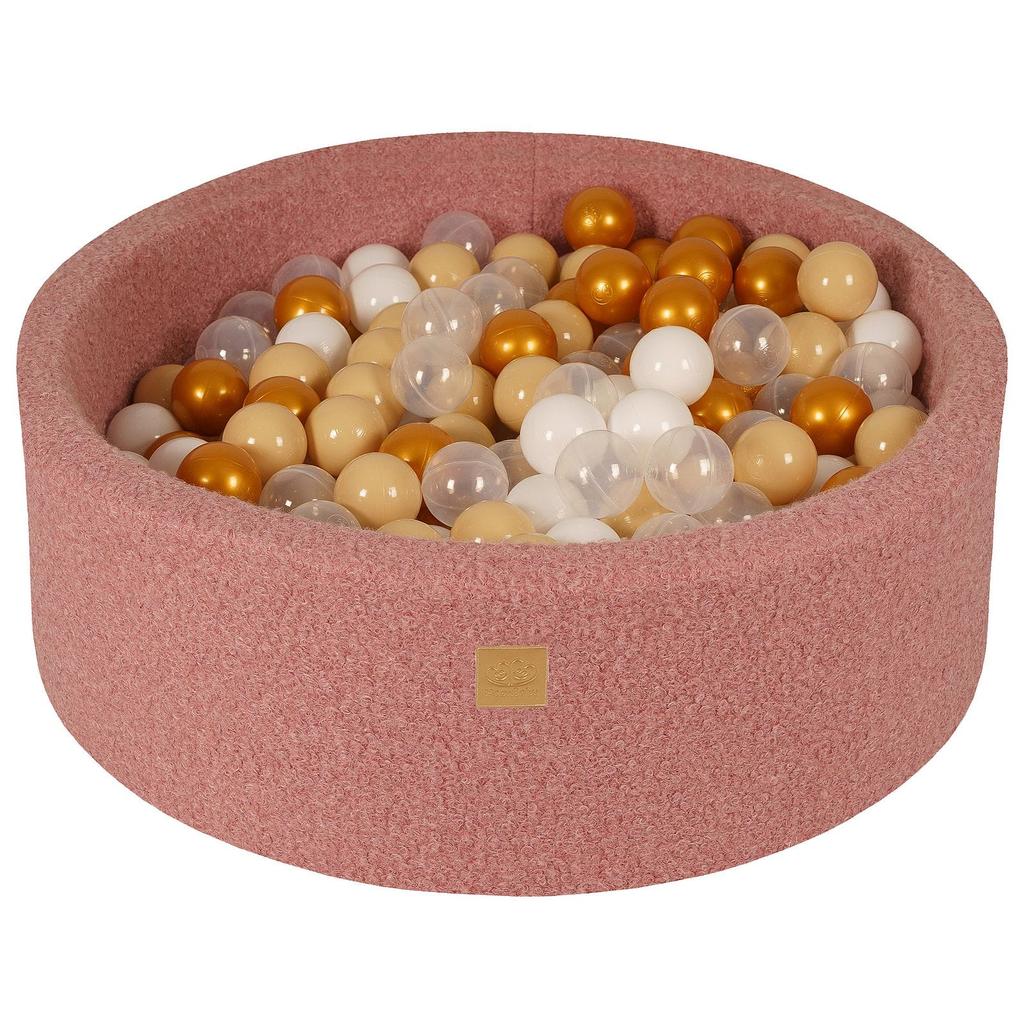 Piscina di palline rotonda MeowBaby® Boucle rosa