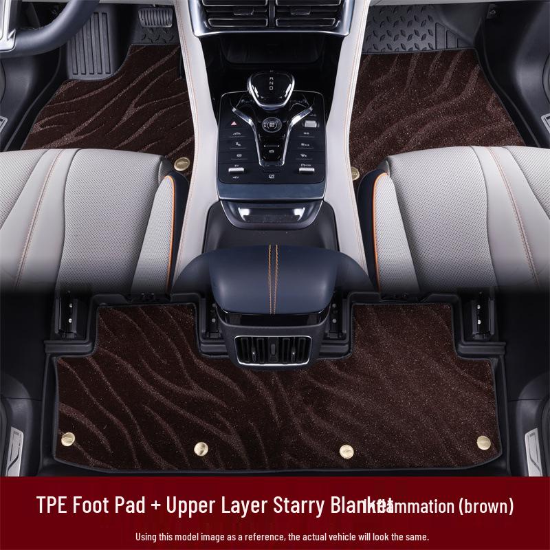 Durable Anti-Slip Floor Mats for 2020-2023 Trumpchi GS4: Scratch, Wear, and Dirt Resistant TPE Mats.