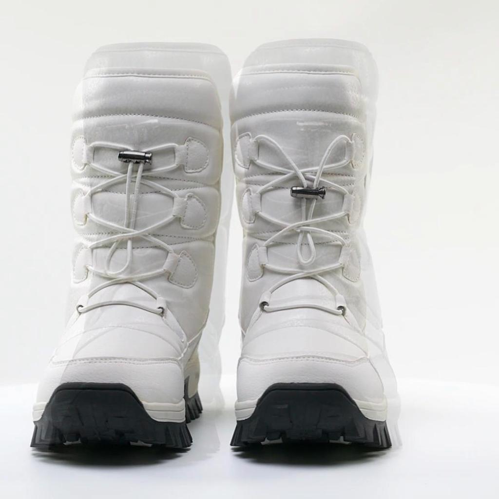 Women Snow Shoes Winter Plush Warm Couples Platform Boots Male Non Slip Cotton Mid-calf Boots